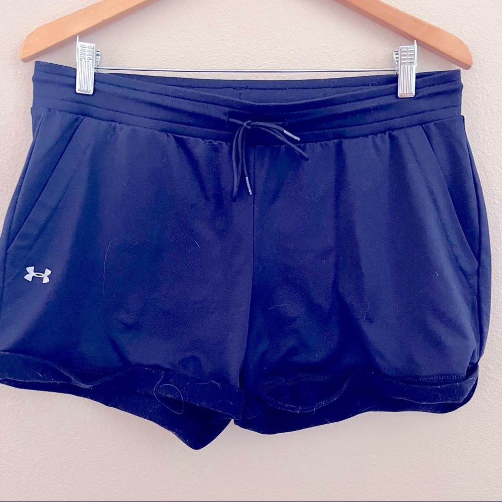 Under Armour Loose Fit Lounge Sweat Athletic Running Cuffed 3" SHORTS P4